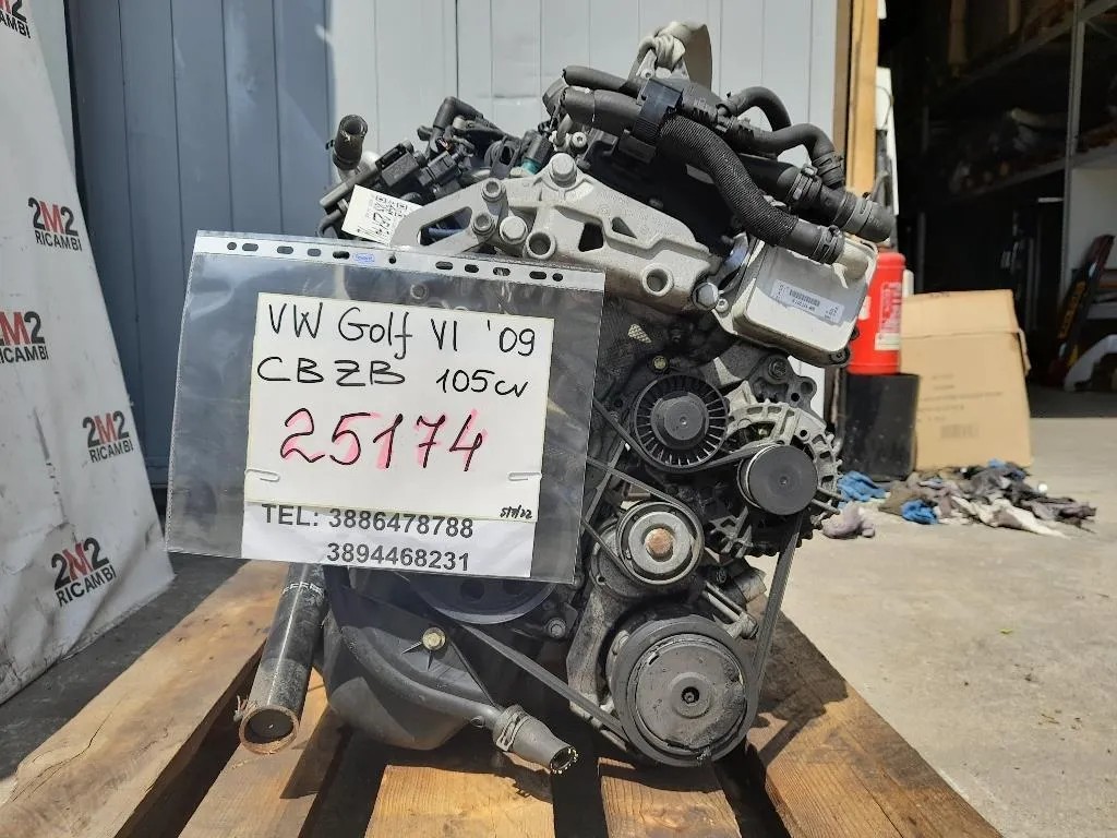 Motore Semicompleto CBZB 105 CV 77 KW Volkswagen GOLF VI 2009