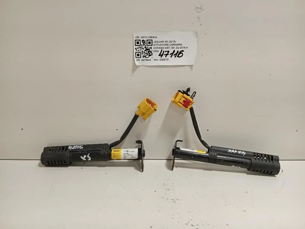 Attuatore Cerniera Cofano ANT SX GX73-16E634 SX+DX Jaguar XE 2015