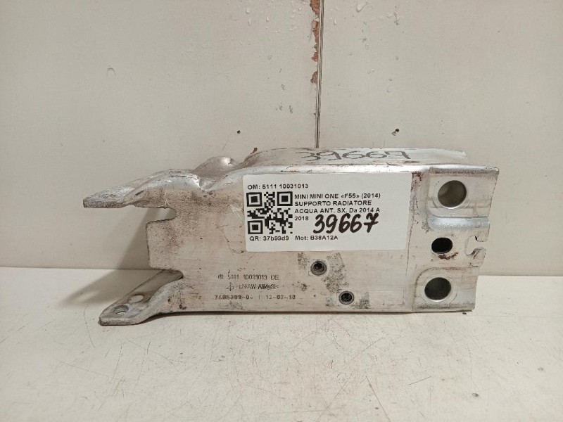Supporto Radiatore Acqua ANT SX 5111 10031013 Mini MINI ONE F55 2014