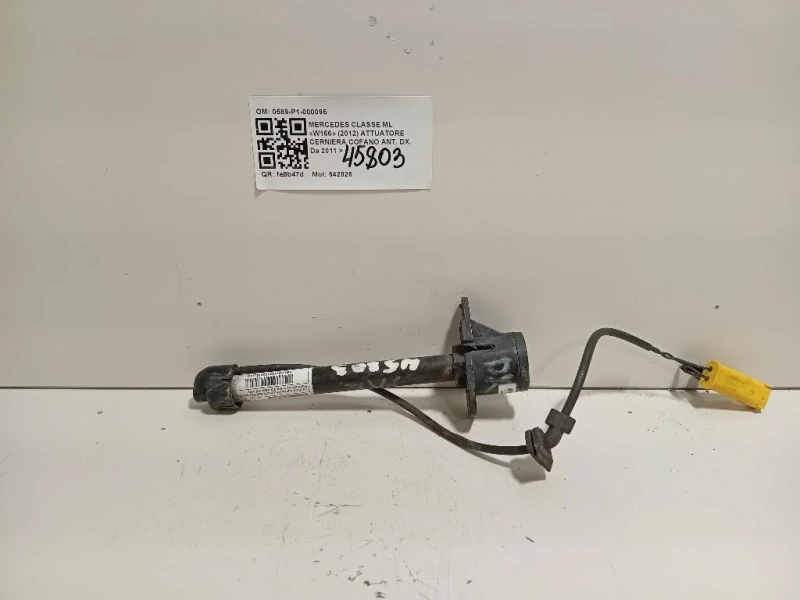 Attuatore Cerniera Cofano ANT DX ATTUATORE CERNIERA COFANO ANT DX Mercedes Classe ML W166 2012