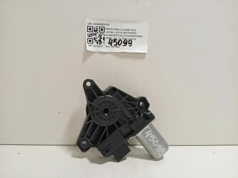 Motorino Alzacristallo Parafango POST SX A2469063100 Mercedes Classe GLE W166 2015