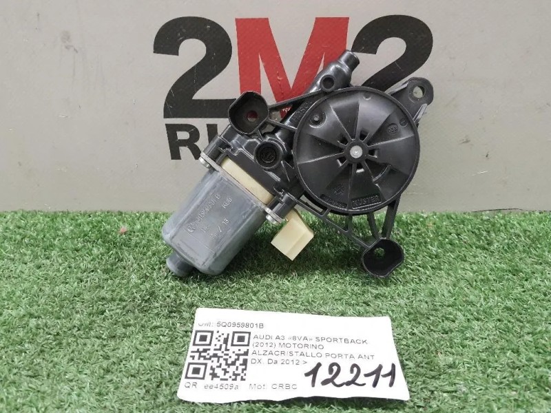 Motorino Alzacristallo Porta ANT DX 5Q0959801B Audi A3 8VA Sportback 2012