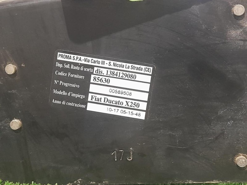 Supporto Ruota DI Scorta POST 1384129080 Citroen Jumper III 2014