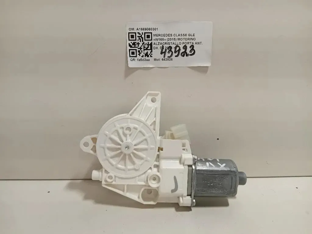 Motorino Alzacristallo Porta ANT DX A1669060301 Mercedes Classe GLE W166 2015