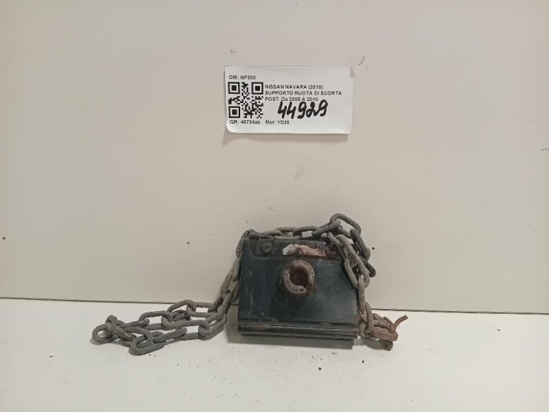 Supporto Ruota DI Scorta POST SUPPORTO RUOTA DI SCORTA POST Nissan Navara 2010