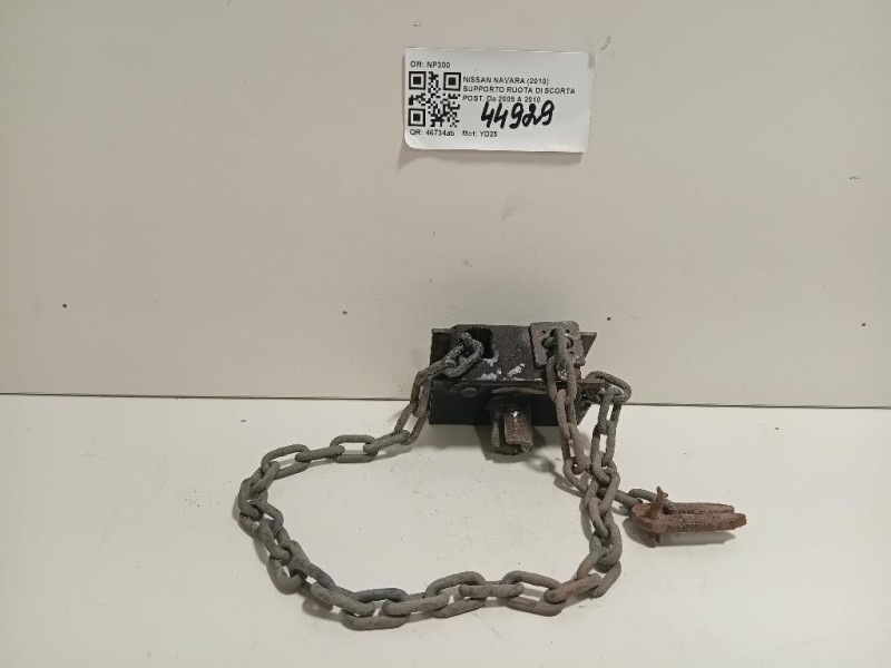 Supporto Ruota DI Scorta POST SUPPORTO RUOTA DI SCORTA POST Nissan Navara 2010