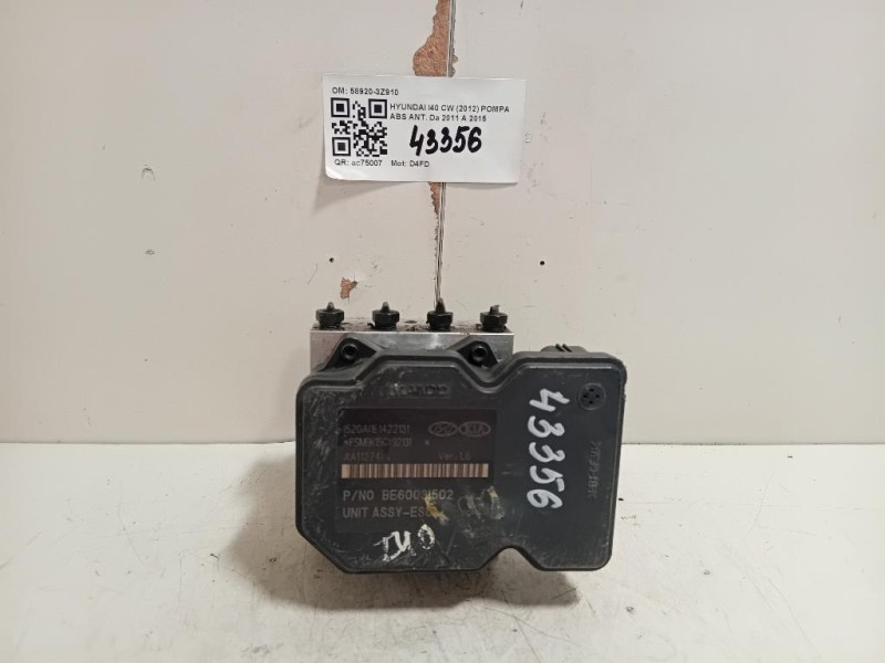 Pompa ABS ANT 58920-3Z910 Hyundai I40 CW 2012