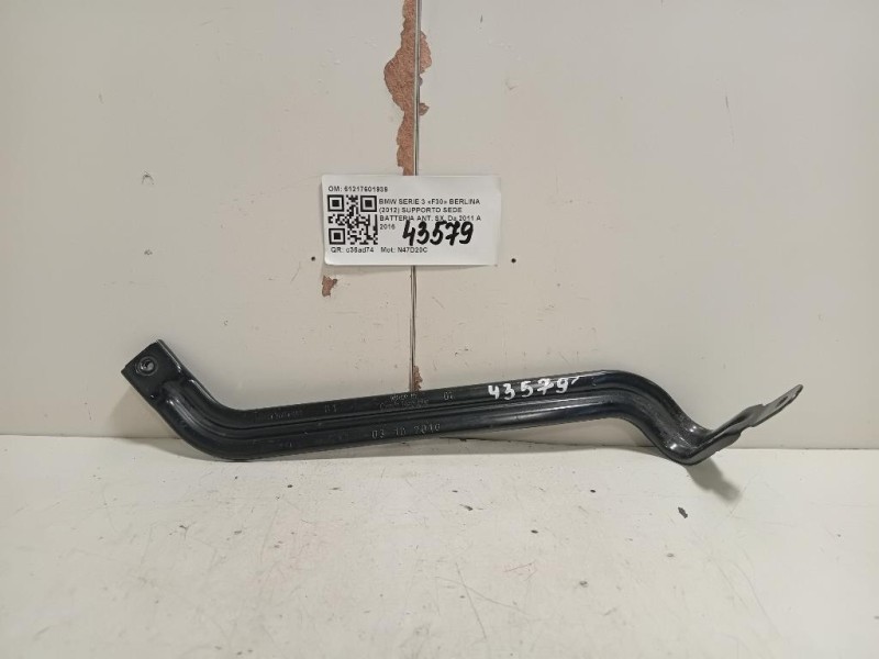 Supporto SEDE Batteria ANT SX 61217601939 Bmw Serie 3 F30 Berlina 2012