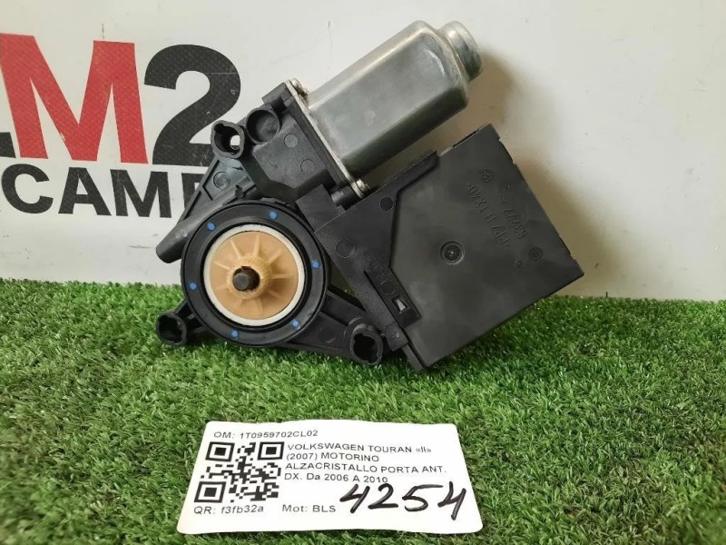 Motorino Alzacristallo Porta ANT DX 1T0959702CL02 Volkswagen Touran II 2007