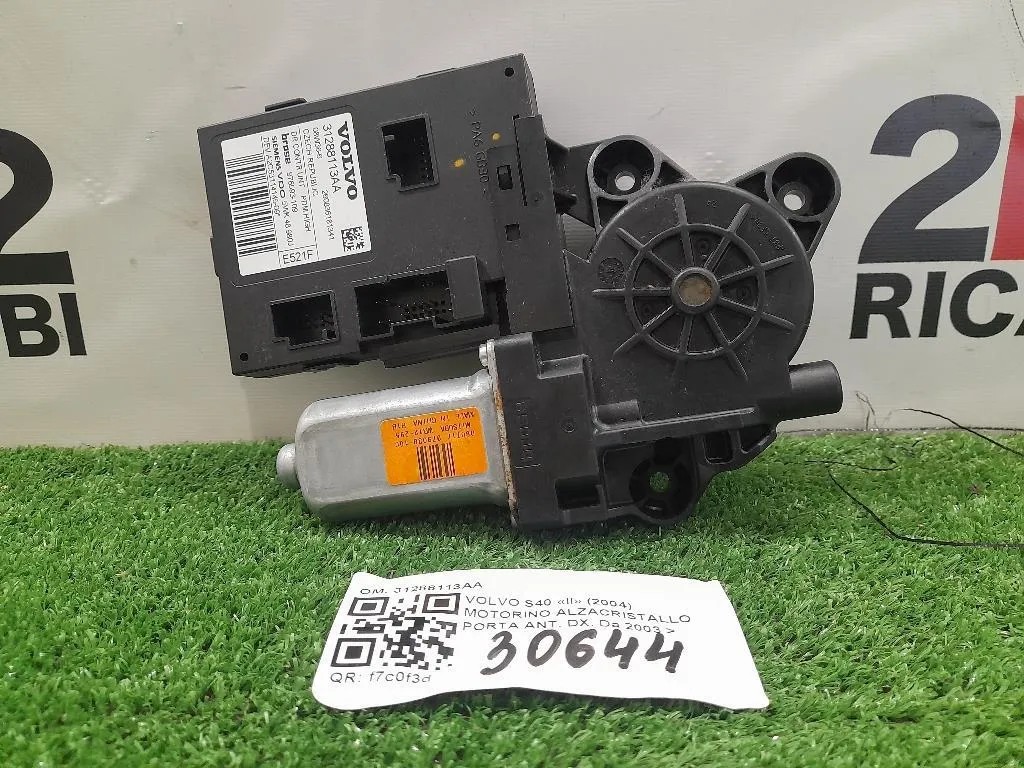 Motorino Alzacristallo Porta ANT DX 31288113AA Volvo S40 II 2004