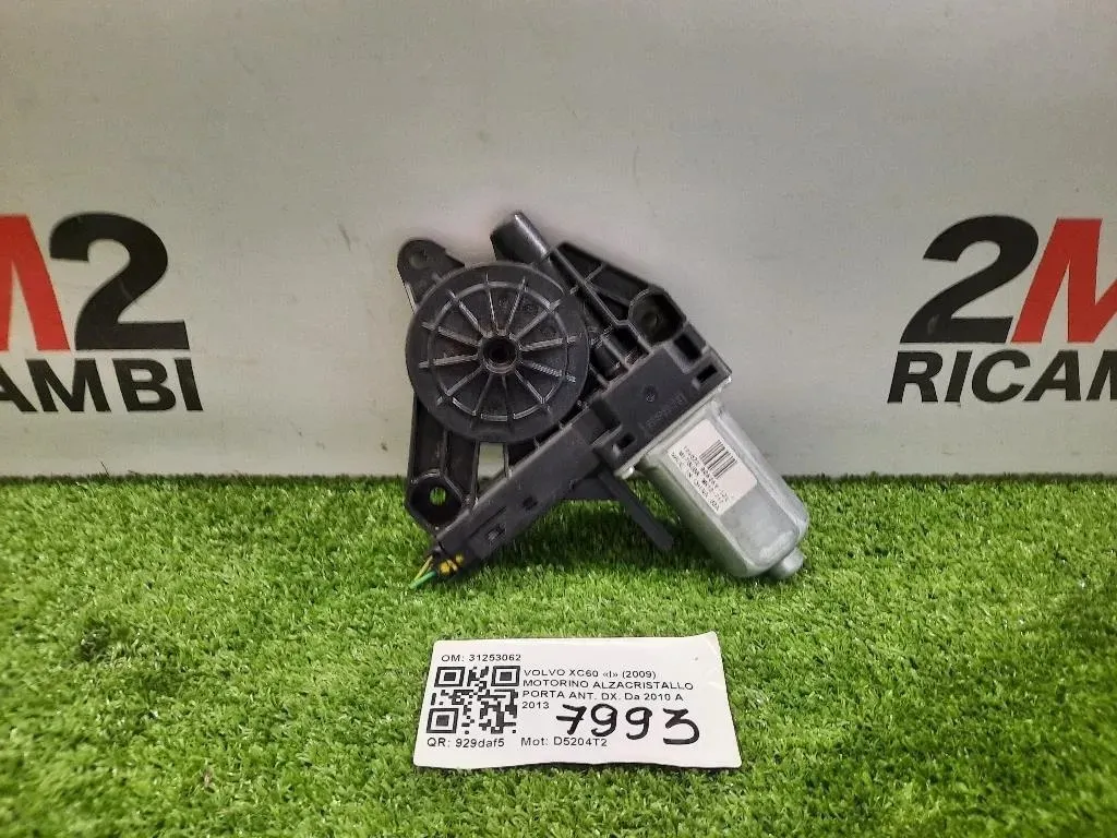 Motorino Alzacristallo Porta ANT DX WR12717 Volvo XC60 I 2009