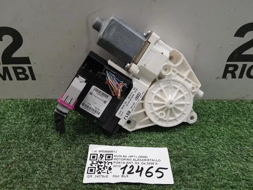 Motorino Alzacristallo Porta ANT SX 8P0959801J Audi A3 8P1 2008