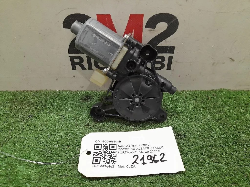 Motorino Alzacristallo Porta ANT SX 5Q0959801B Audi A3 8V1 2012