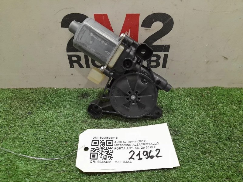 Motorino Alzacristallo Porta ANT SX 5Q0959801B Audi A3 8V1 2012