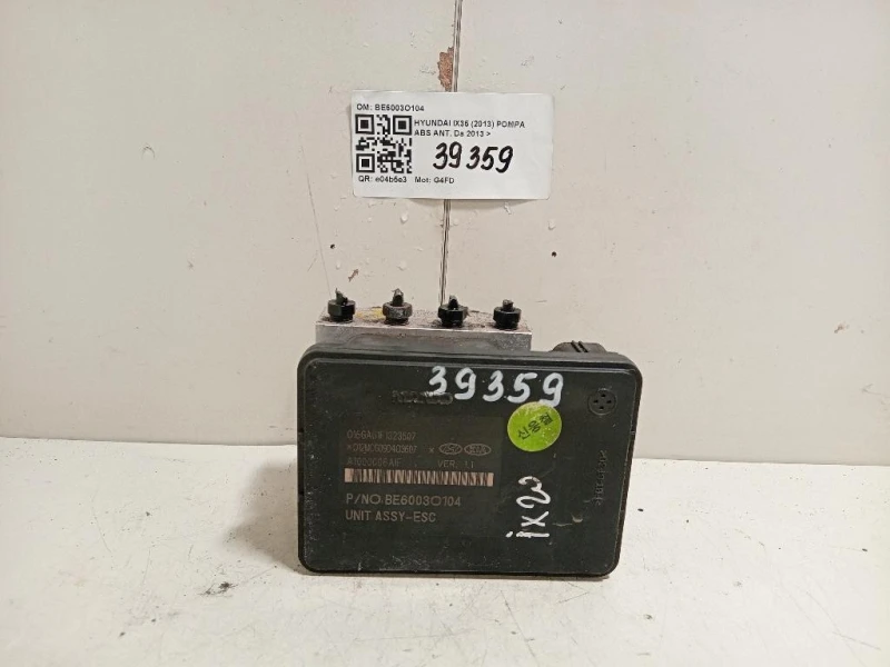Pompa ABS ANT BE6003O104 58920-2Y660 Hyundai IX35 2013