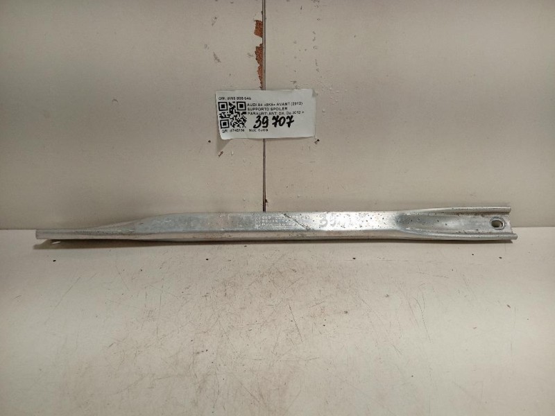 Supporto Spoiler Paraurti ANT DX 8W0 805 646 Audi A4 8K5 Avant 2012