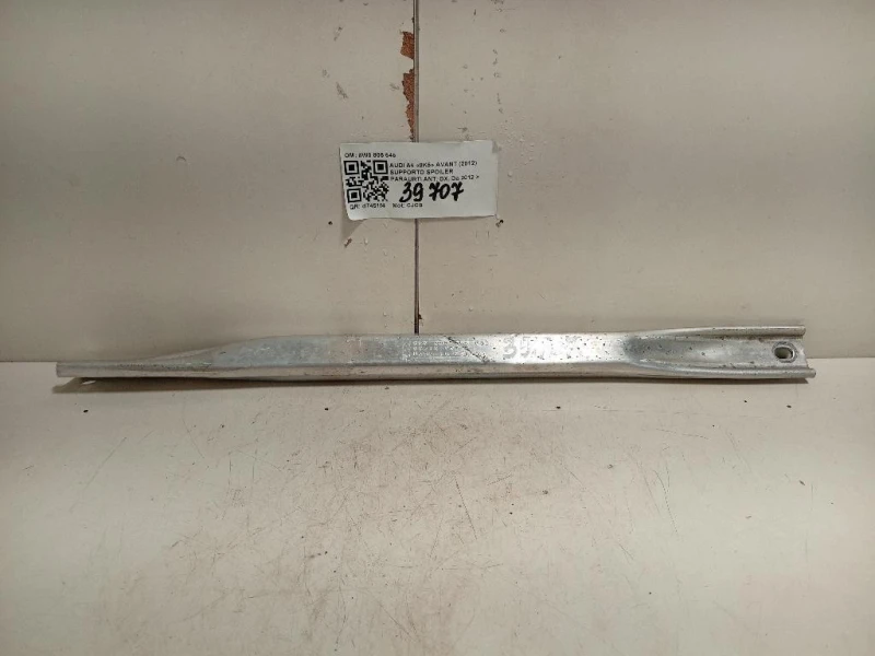 Supporto Spoiler Paraurti ANT DX 8W0 805 646 Audi A4 8K5 Avant 2012