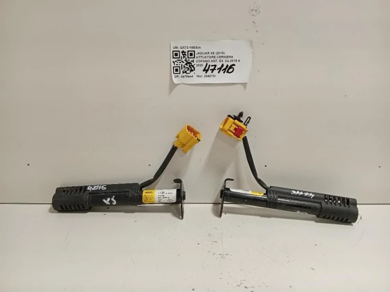 Attuatore Cerniera Cofano ANT SX GX73-16E634 SX+DX Jaguar XE 2015