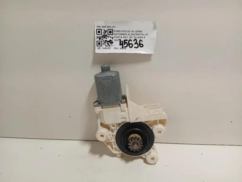 Motorino Alzacristallo Porta ANT SX 995 208-101 Ford Focus II 2005