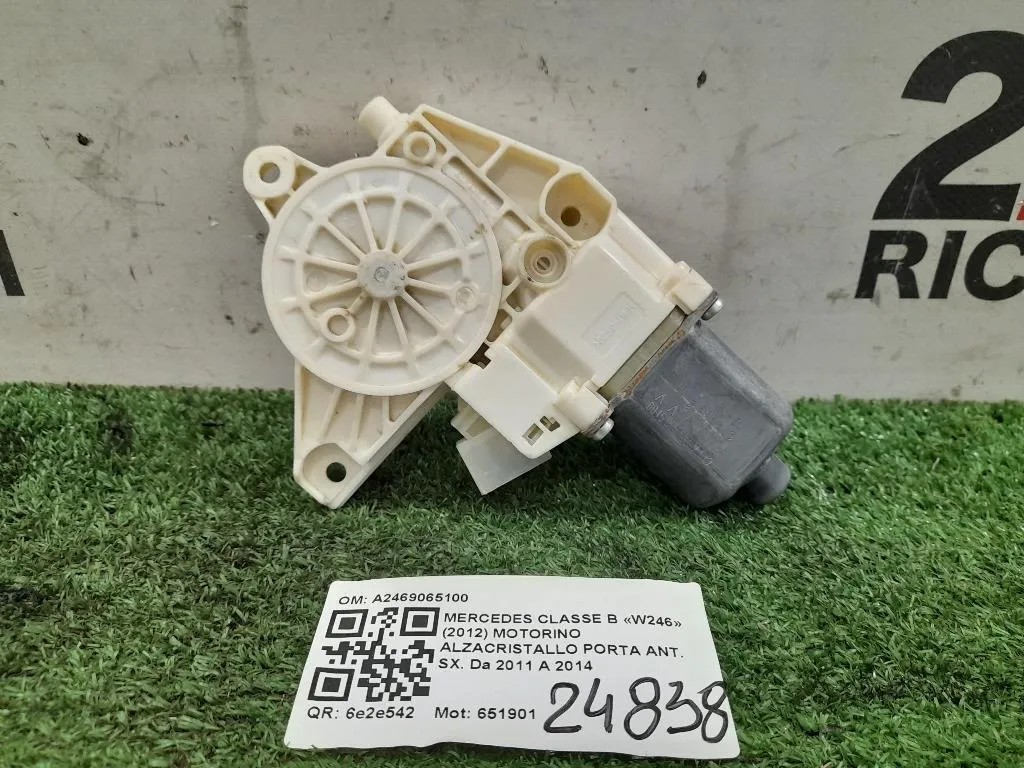 Motorino Alzacristallo Porta ANT SX A2469065100 Mercedes Classe B W246 2012