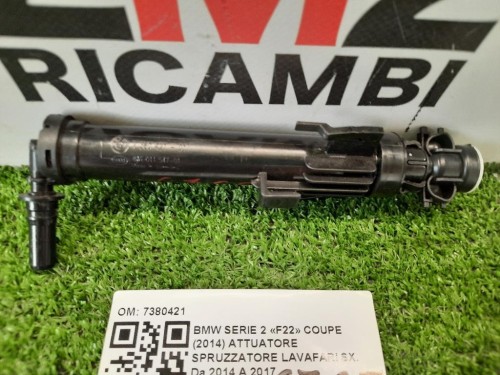 Attuatore Spruzzatore Lavafari SX 7380421 F20 F21 F30 F32 F33 F36 Bmw Serie 2 F22 Coupe 2014