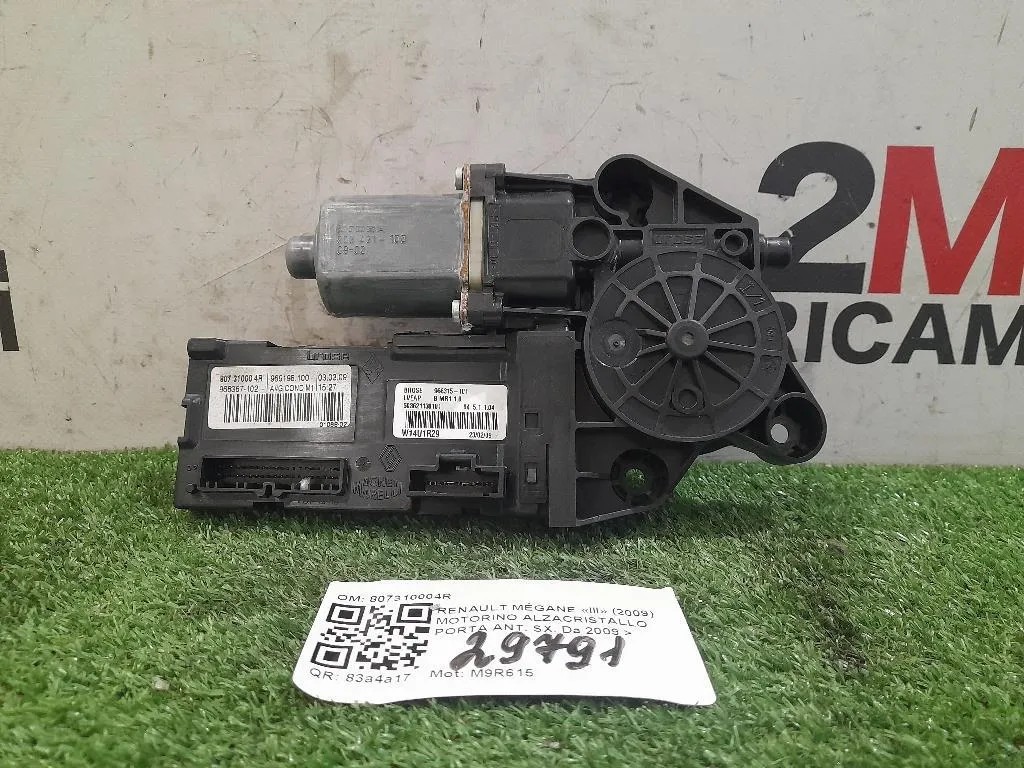 Motorino Alzacristallo Porta ANT SX 807310004R Renault Mégane III 2009