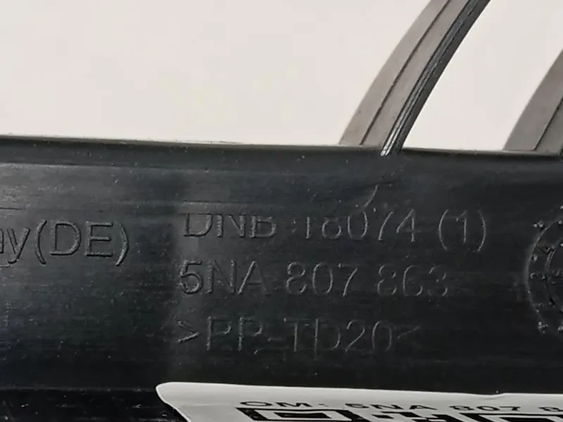 Supporto Spoiler Paraurti POST 5NA 807 863 Volkswagen Tiguan II 2020