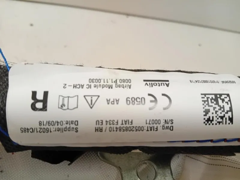 Air-bag A Tendina DX 00520858410 Fiat 500X 2018