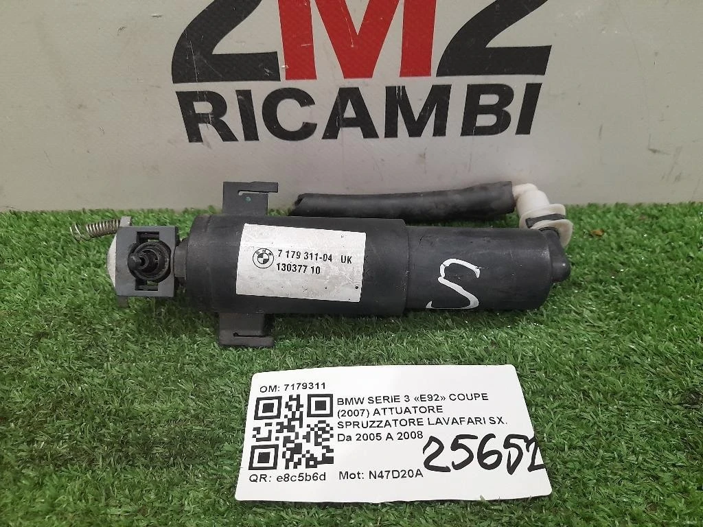 Attuatore Spruzzatore Lavafari SX 7179311 Bmw Serie 3 E92 Coupe 2007