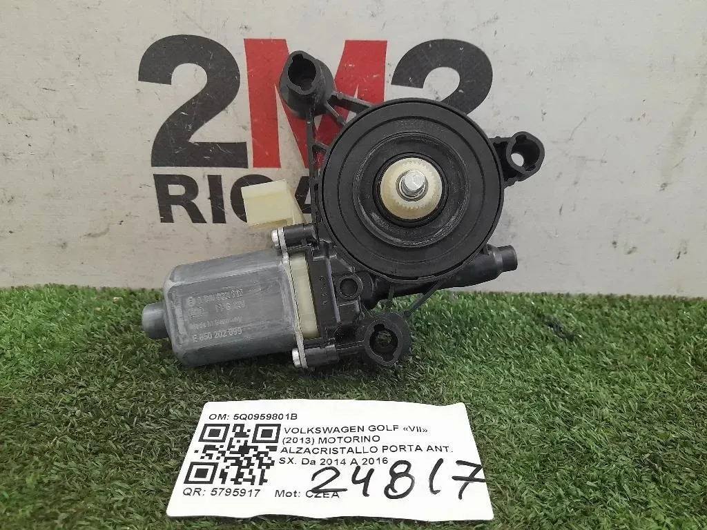 Motorino Alzacristallo Porta ANT SX 5Q0959801B Volkswagen GOLF VII 2013