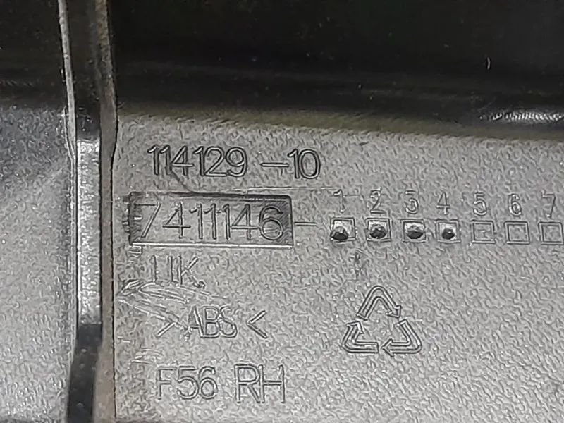 Supporto Spoiler Paraurti POST DX 7411146 Mini MINI Cooper F56 2014