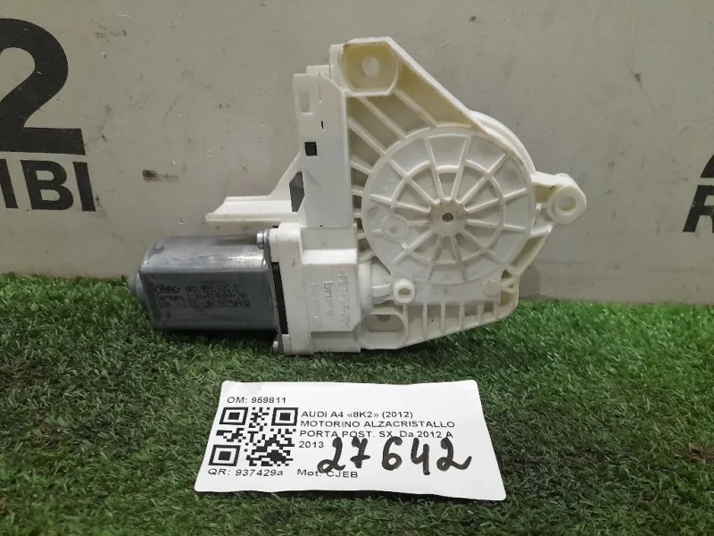 Motorino Alzacristallo Porta POST DX 959811 Audi A4 8K2 2012
