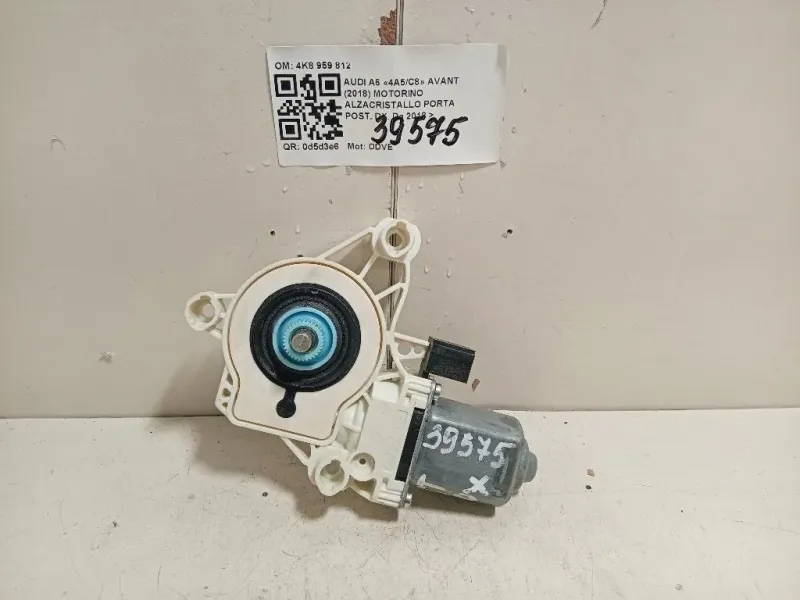 Motorino Alzacristallo Porta POST DX 4K8 959 812 Audi A6 4a5c8 Avant 2018