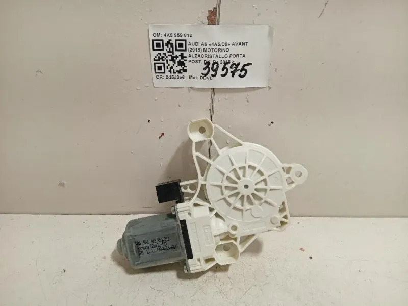 Motorino Alzacristallo Porta POST DX 4K8 959 812 Audi A6 4a5c8 Avant 2018
