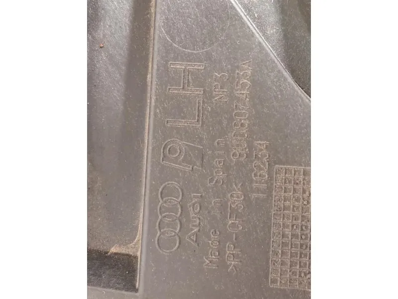 Supporto Spoiler Paraurti POST SX 8U0807453A SNISTRO SX Audi Q3 8UB 2012