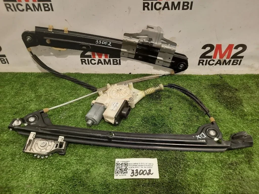 Motorino Alzacristallo Porta POST DX 0130822523 Bmw Serie 5 F07 GT 2010