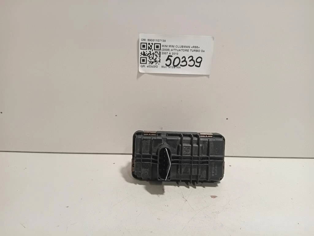 Attuatore Turbo 59001107138 Mini MINI Clubman R55 2008