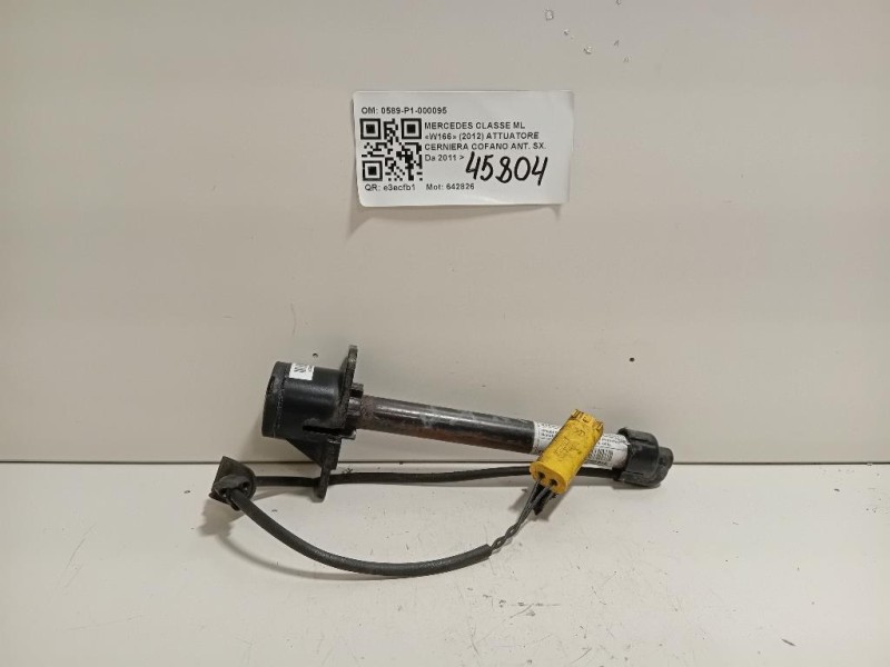 Attuatore Cerniera Cofano ANT SX ATTUATORE CERNIERA COFANO ANT SX Mercedes Classe ML W166 2012