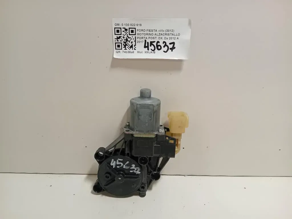 Motorino Alzacristallo Porta POST DX 0 130 822 619 Ford Fiesta VI 2012
