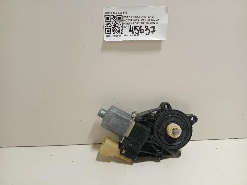 Motorino Alzacristallo Porta POST DX 0 130 822 619 Ford Fiesta VI 2012