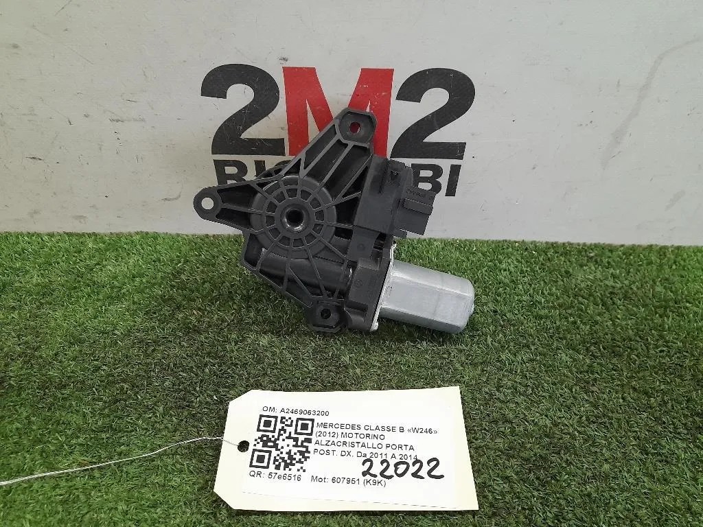 Motorino Alzacristallo Porta POST DX A2469063200 Mercedes Classe B W246 2012
