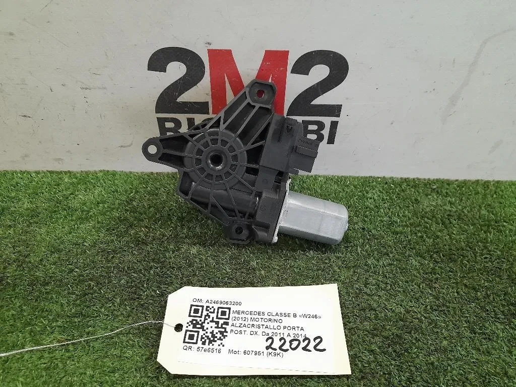Motorino Alzacristallo Porta POST DX A2469063200 Mercedes Classe B W246 2012
