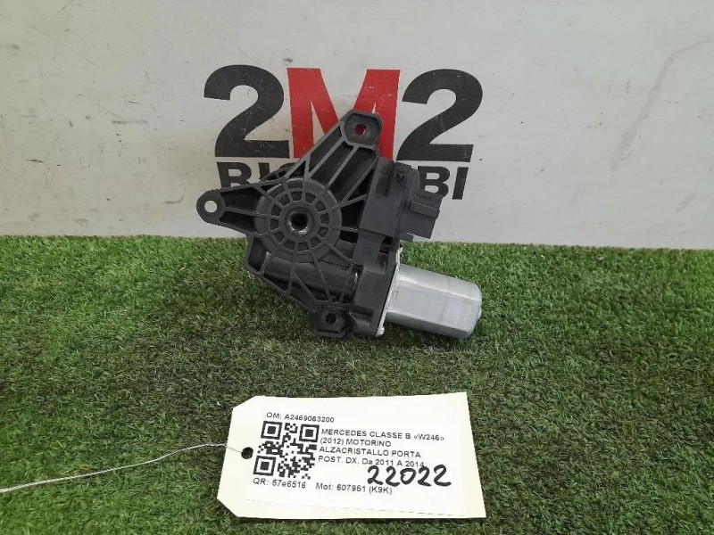 Motorino Alzacristallo Porta POST DX A2469063200 Mercedes Classe B W246 2012