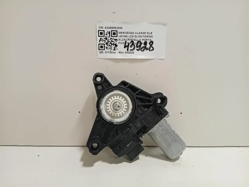 Motorino Alzacristallo Porta POST DX A2469063200 Mercedes Classe GLE W166 2015