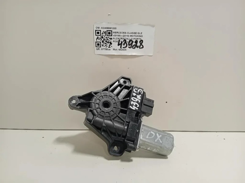 Motorino Alzacristallo Porta POST DX A2469063200 Mercedes Classe GLE W166 2015