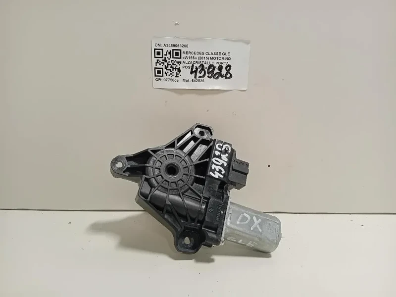 Motorino Alzacristallo Porta POST DX A2469063200 Mercedes Classe GLE W166 2015