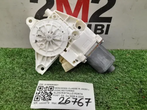 Motorino Alzacristallo Porta POST DX A1669060601 Mercedes Classe R W251 2006