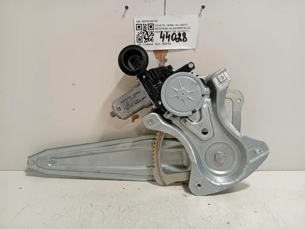 Motorino Alzacristallo Porta POST DX 85720-0D120 Toyota Yaris IV 2017
