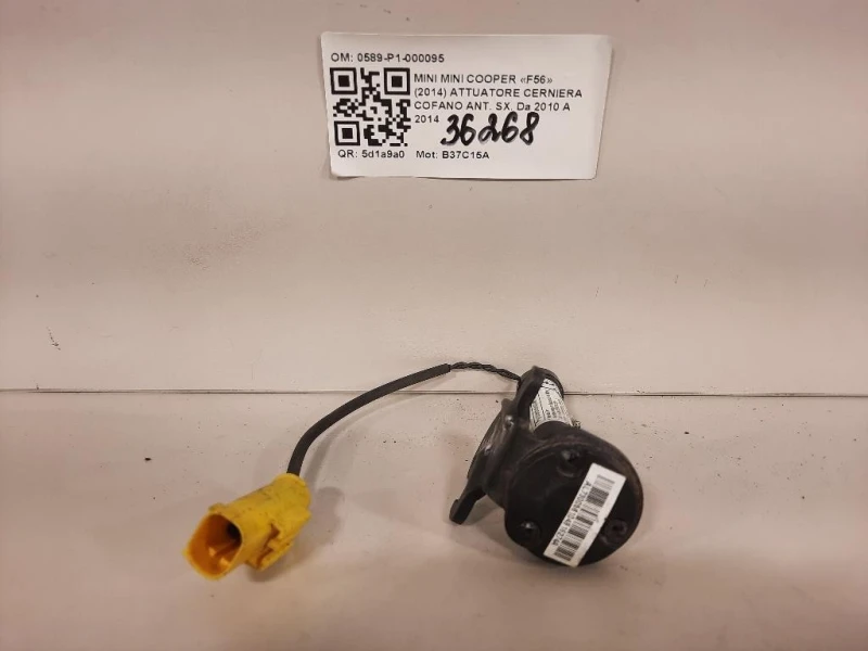 Attuatore Cerniera Cofano ANT SX 0589-P1-000095 Mini MINI Cooper F56 2014