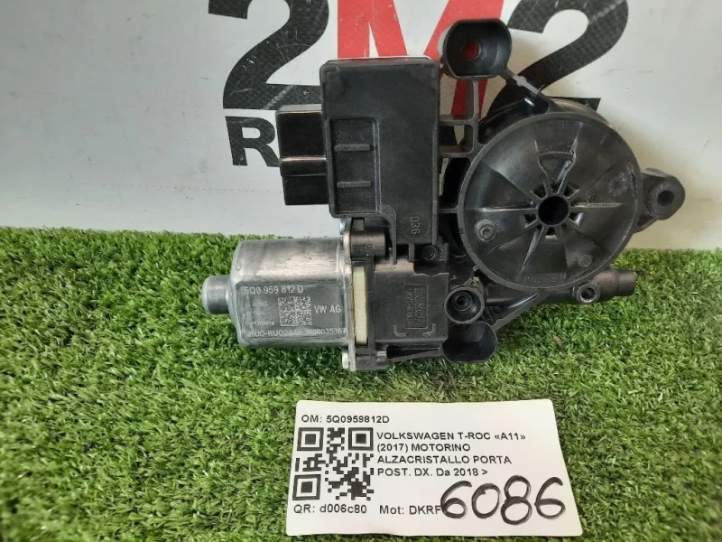 Motorino Alzacristallo Porta POST DX 5Q0959812D Volkswagen T-roc 2017